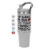 GREY color, 890ml (30oz) stainless Steel Tumbler with Handle