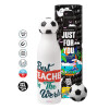 Soccer Metal mug thermos, double wall, 550ml