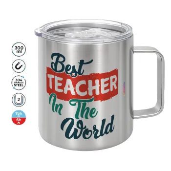 Best teacher in the World!, Mug Stainless steel double wall 300ml