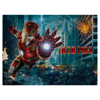 Ironman, Επιφάνεια κοπής γυάλινη (38x28cm)