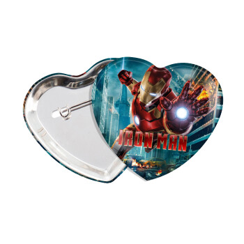 Ironman, Κονκάρδα παραμάνα καρδιά (57x52mm)