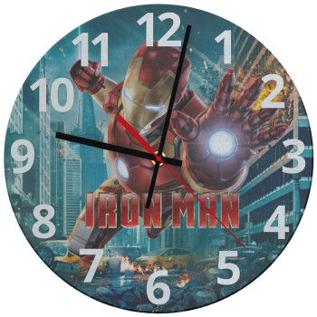 Ironman, Ρολόι τοίχου γυάλινο (30cm)