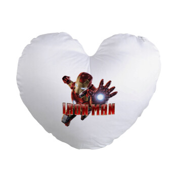 Ironman, Μαξιλάρι καναπέ καρδιά 40x40cm περιέχεται το  γέμισμα