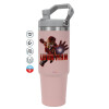 Pink color, 890ml (30oz) stainless Steel Tumbler with Handle