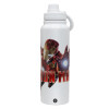 1L Stainless Steel Thermal Bottle with Phone Holder & Double Wall Insulation