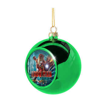 Ironman, Χριστουγεννιάτικη μπάλα δένδρου Πράσινη 8cm