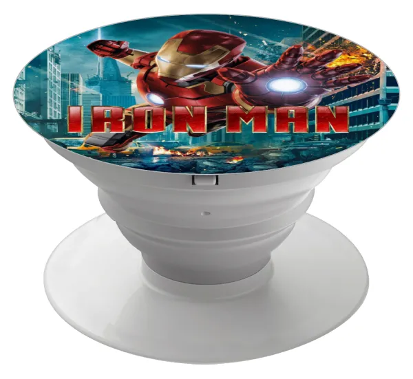 Ironman — Phone Holders Stand  Λευκό Βάση Στήριξης Κινητού στο Χέρι