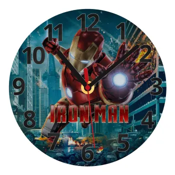 Ironman, Ρολόι τοίχου γυάλινο (20cm)