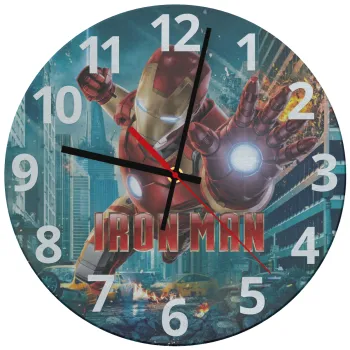 Ironman, Ρολόι τοίχου γυάλινο (30cm)