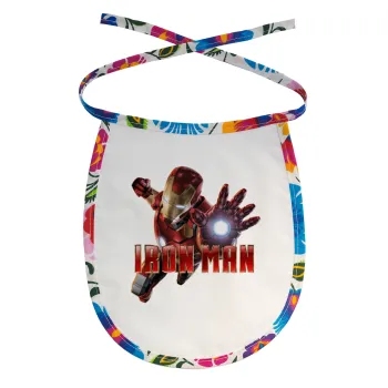 Ironman, Σαλιάρα μωρού αλέκιαστη με κορδόνι Χρωματιστή