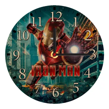 Ironman, Ρολόι τοίχου ξύλινο plywood (20cm)