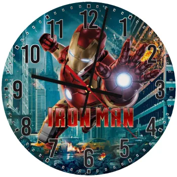 Ironman, Ρολόι τοίχου ξύλινο (30cm)