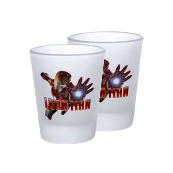 Ironman, Σφηνοπότηρα γυάλινα 45ml του πάγου (2 τεμάχια)