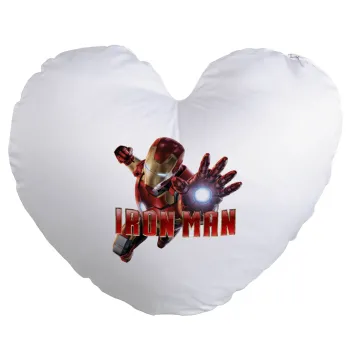 Ironman, Μαξιλάρι καναπέ καρδιά 40x40cm περιέχεται το  γέμισμα