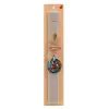 Easter Set, wooden keychain & scented Easter candle flat (30cm) (GRAY)