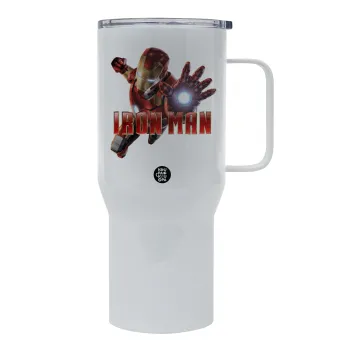 Ironman, Mega Stainless steel Tumbler with lid, double wall 750L