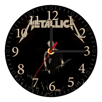 Metallica , Ρολόι τοίχου ξύλινο plywood (20cm)