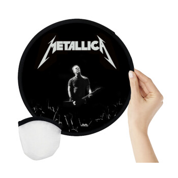 Metallica , Βεντάλια υφασμάτινη αναδιπλούμενη με θήκη (20cm)