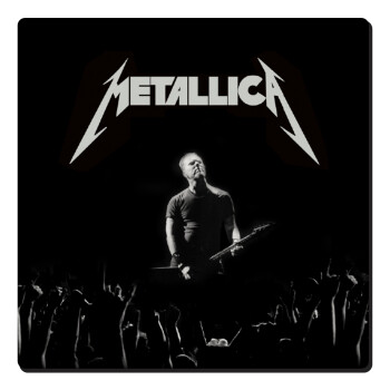Metallica , Τετράγωνο μαγνητάκι ξύλινο 6x6cm
