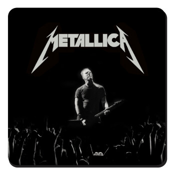 Metallica , Τετράγωνο μαγνητάκι ξύλινο 9x9cm
