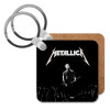 Metallica , Μπρελόκ Ξύλινο τετράγωνο MDF