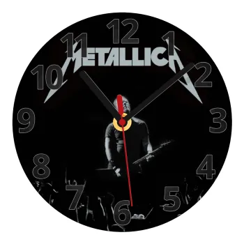 Metallica , Ρολόι τοίχου γυάλινο (20cm)