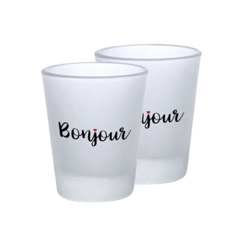 Bonjour, Σφηνοπότηρα γυάλινα 45ml του πάγου (2 τεμάχια)