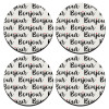 SET of 4 round wooden coasters (9cm)