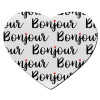 Mousepad heart 23x20cm