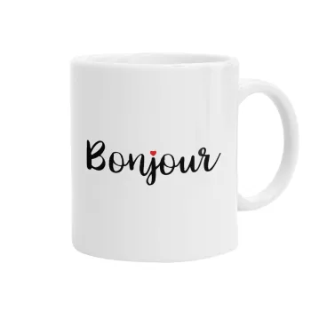 Bonjour, Κούπα, κεραμική, 330ml