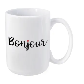 Bonjour, Κούπα Mega, κεραμική, 450ml
