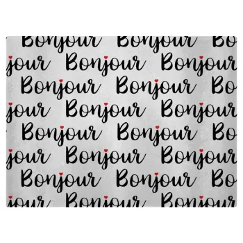 Bonjour, Επιφάνεια κοπής γυάλινη (38x28cm)