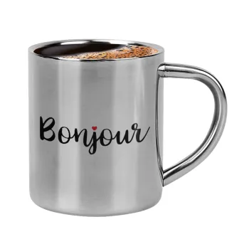 Bonjour, Double-wall metal cup for espresso (220ml)