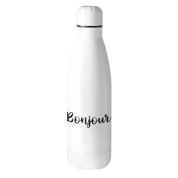 Bonjour, Μεταλλικό παγούρι θερμός (Stainless steel), 500ml