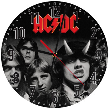 AC/DC angus, Ρολόι τοίχου ξύλινο (30cm)