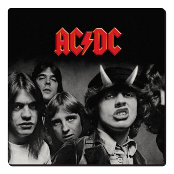 AC/DC angus, Τετράγωνο μαγνητάκι ξύλινο 6x6cm