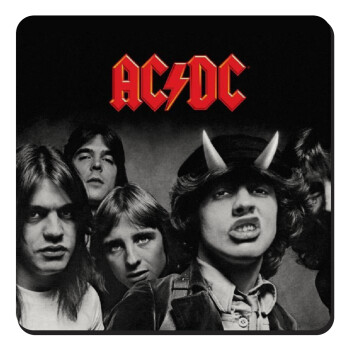 AC/DC angus, Τετράγωνο μαγνητάκι ξύλινο 9x9cm