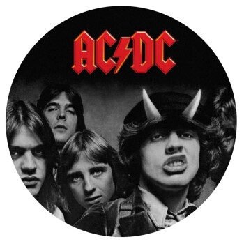 AC/DC angus, Mousepad Round 20cm