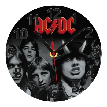 AC/DC angus, Ρολόι τοίχου γυάλινο (20cm)