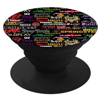 Rock Bands, Phone Holders Stand  Black Hand-held Mobile Phone Holder