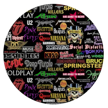 Rock Bands, Επιφάνεια κοπής γυάλινη στρογγυλή (30cm)