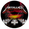 Metallica  master of puppets, Mousepad Στρογγυλό 20cm