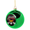 Green Christmas tree ornament ball 8cm