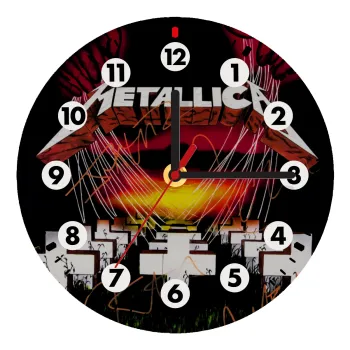 Metallica  master of puppets, Wooden wall clock (20cm)