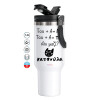 Mega Stainless steel Tumbler with lid, double wall 1,2L