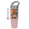 Pink color, 890ml (30oz) stainless Steel Tumbler with Handle