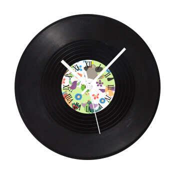 τα πουλάκια, Ρολόι τοίχου Βινύλιο (30cm)
