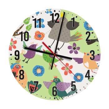 τα πουλάκια, Ρολόι τοίχου ξύλινο (30cm)