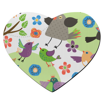 τα πουλάκια, Mousepad heart 23x20cm