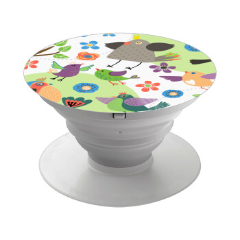 τα πουλάκια, Phone Holders Stand  White Hand-held Mobile Phone Holder